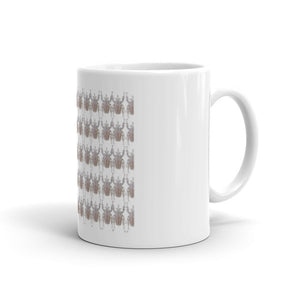 Brown Beetles Standing Print Mug - Robert Bowen Tees