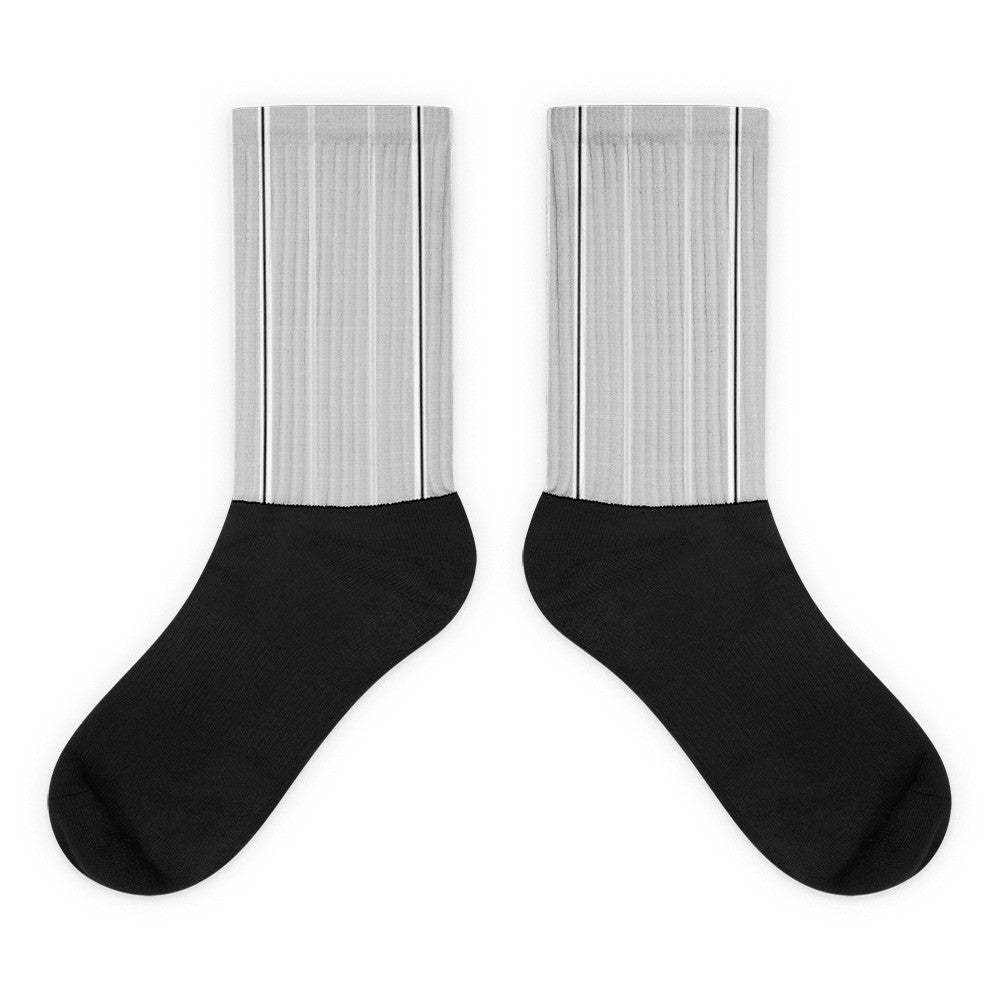 Windrush Mr Ripley Black foot socks by Robert Bowen - Robert Bowen Tees