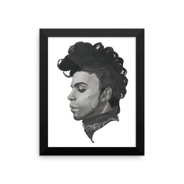 Prince by Robert Bowen Framed Poster - Robert Bowen Tees