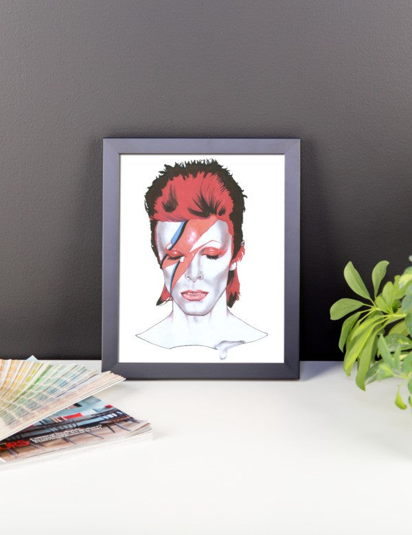 David Bowie Framed Poster - Robert Bowen Tees