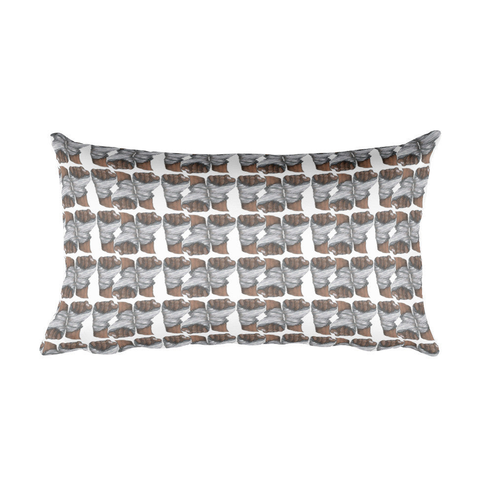 Muhammad Ali Rectangular Cushion by Robert Bowen - Robert Bowen Tees