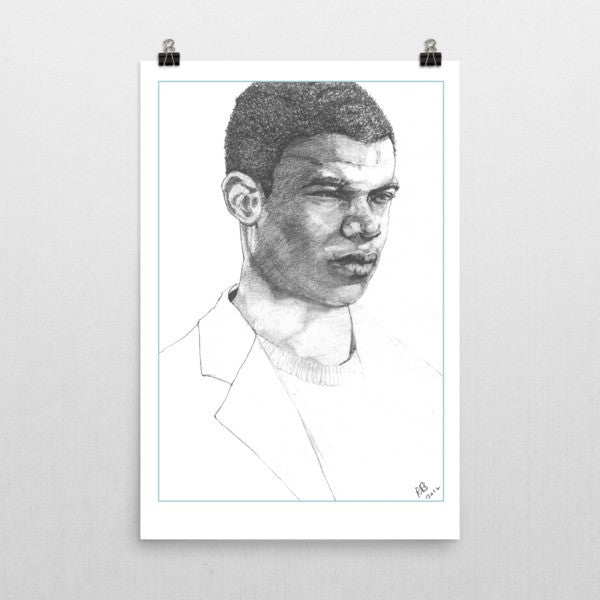 Model Man Poster - Robert Bowen Tees