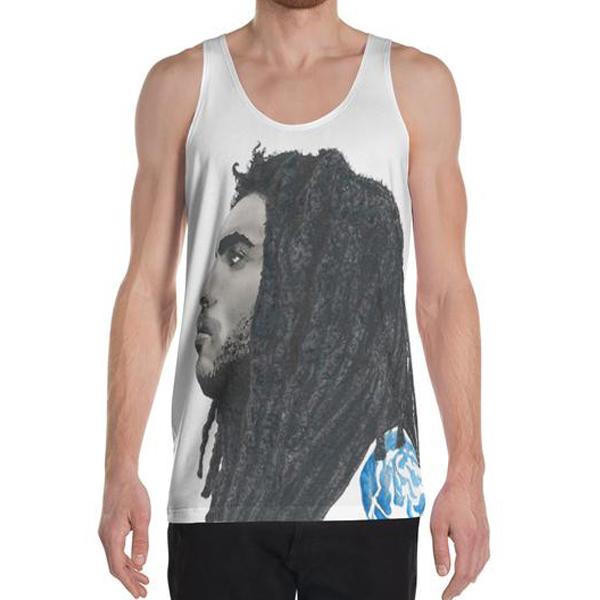 L K Illustrated by Robert Bowen Unisex Tank Top - Robert Bowen Tees