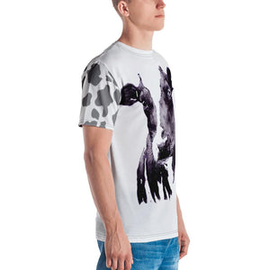Mad Cow Illustrated by Robert Bowen Men's T-shirt - Robert Bowen Tees