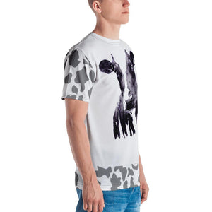 Mad Cow Hem Illustrated by Robert Bowen Men's T-shirt - Robert Bowen Tees
