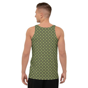 Unisex Green Beads Tank Top