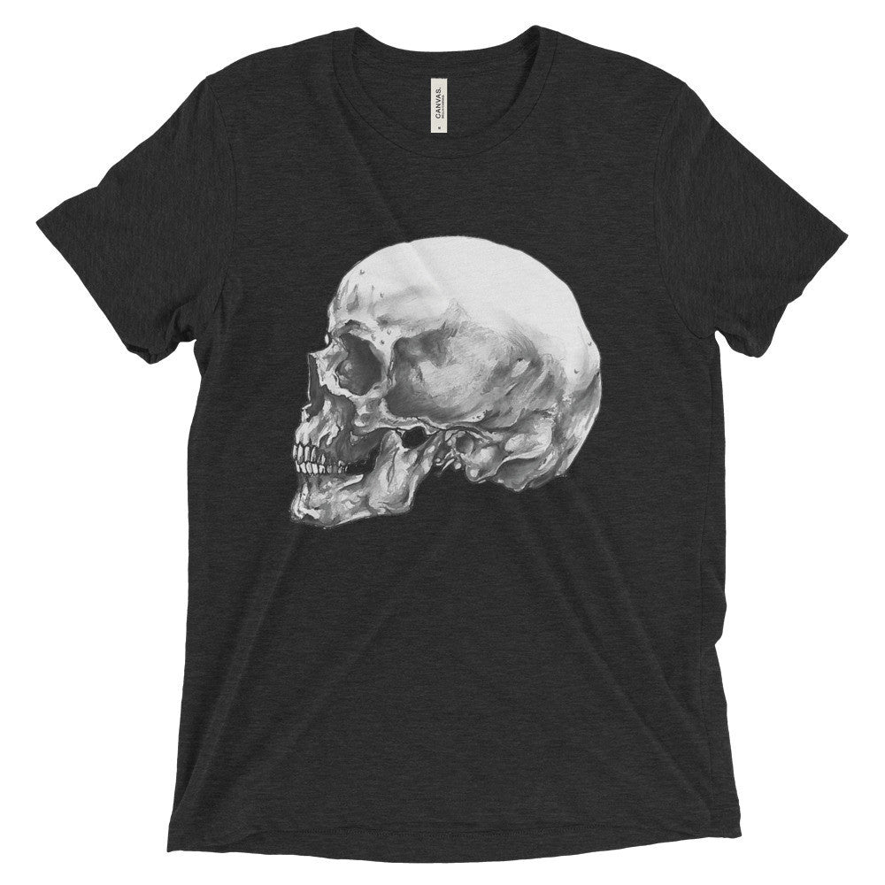 Skull Profile Short Sleeve T-Shirt Illustrated by Robert Bowen - Robert Bowen Tees