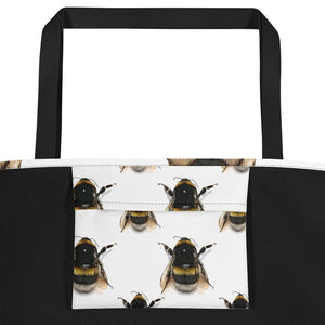 Polka Bees Filterd Beach Bag - Robert Bowen Tees