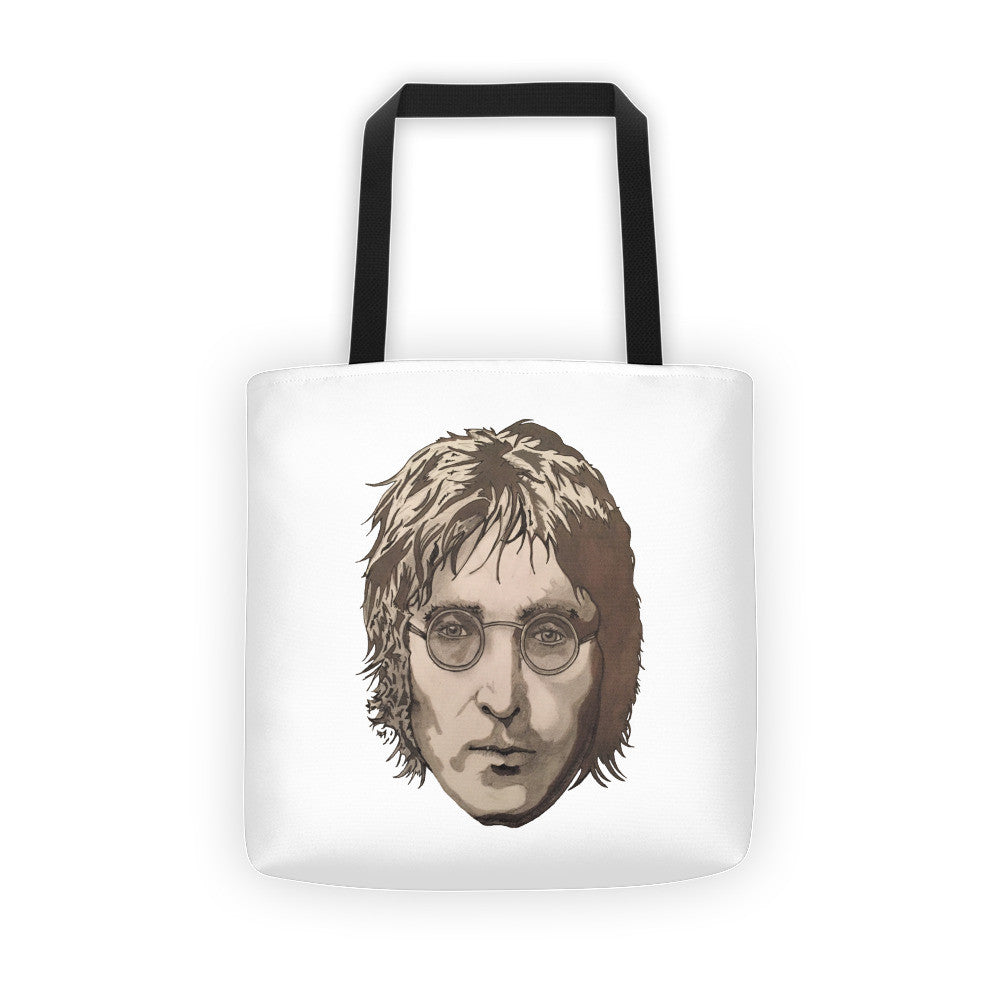 JL Vintage Treatment Tote Bag Illustrated by Robert Bowen - Robert Bowen Tees