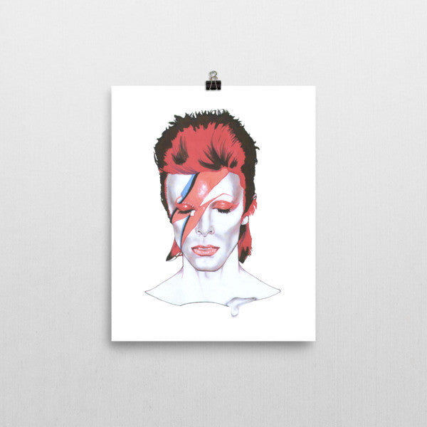 David Bowie The Legend Poster - Robert Bowen Tees
