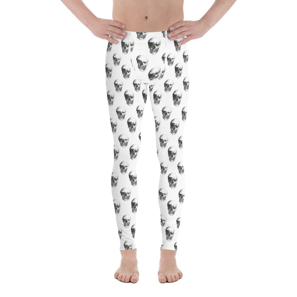 Polka Skulls by Robert Bowen Men's Leggings - Robert Bowen Tees