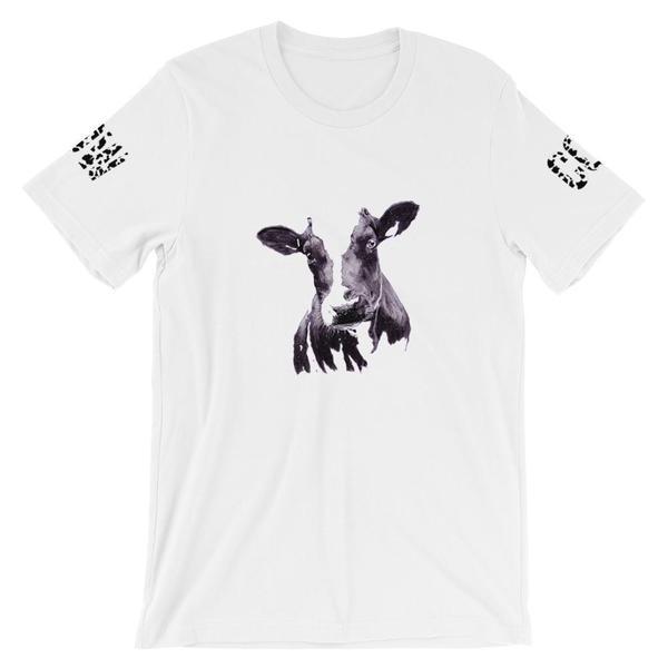 Mad Cow Illustrated Robert BowenShort-Sleeve Unisex T-Shirt - Robert Bowen Tees