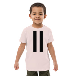 Organic Cotton Twin Strips Kids T-Shirt