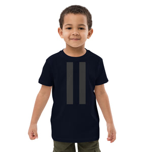 Organic Cotton Twin Strips Kids T-Shirt