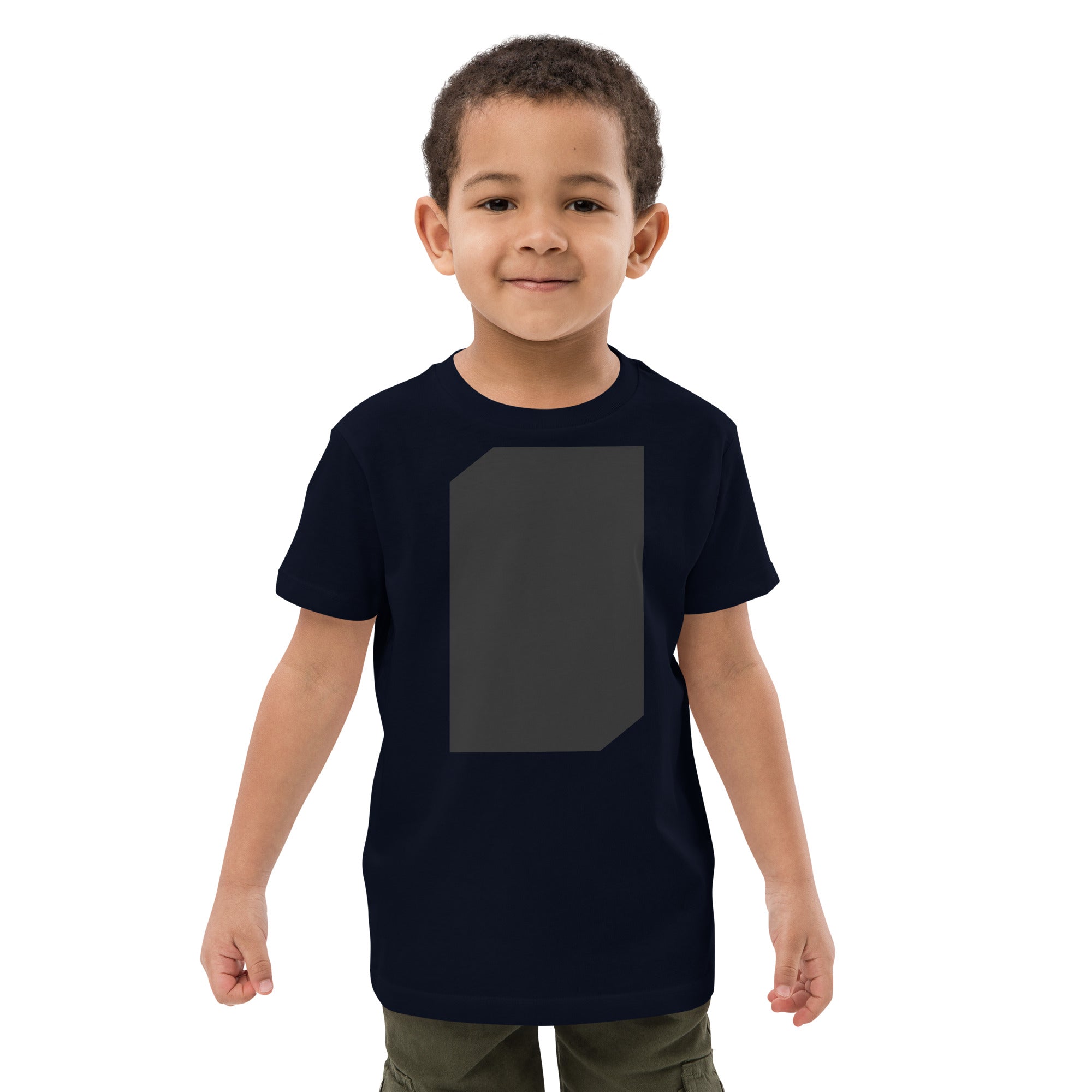 Organic Cotton Kids Block Cut T-Shirt