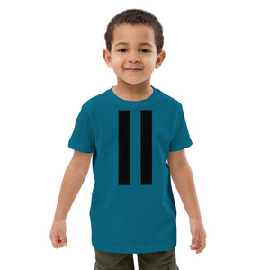 Organic Cotton Twin Strips Kids T-Shirt