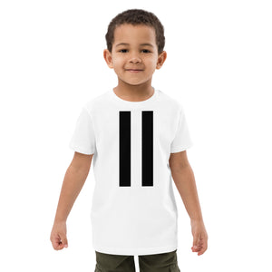 Organic Cotton Twin Strips Kids T-Shirt