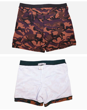 Men's Camo Pockets Swim-Shorts