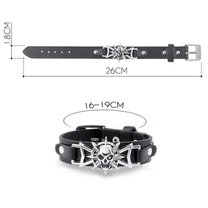 Unisex Skull Star Eye Wristband