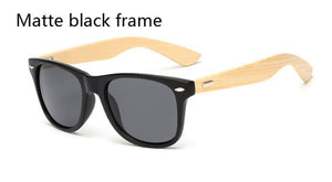 Unisex Handmade Square Bamboo Mirror Sunglasses - Robert Bowen Tees