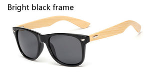 Unisex Handmade Square Bamboo Mirror Sunglasses - Robert Bowen Tees