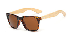 Unisex Handmade Square Bamboo Mirror Sunglasses - Robert Bowen Tees