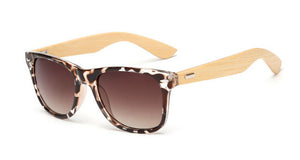 Unisex Handmade Square Bamboo Mirror Sunglasses - Robert Bowen Tees