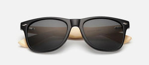 Men's Retro Wood Sunglasses - Robert Bowen Tees