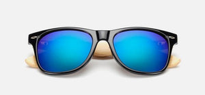 Men's Retro Wood Sunglasses - Robert Bowen Tees