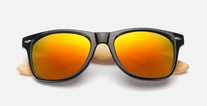 Men's Retro Wood Sunglasses - Robert Bowen Tees