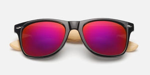 Men's Retro Wood Sunglasses - Robert Bowen Tees