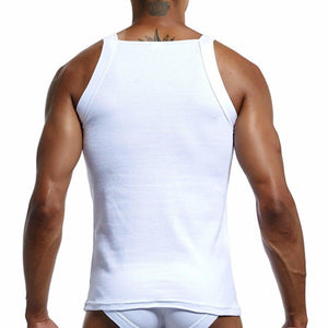 Men's Slim-Fit Square Neck-Line Tank Top - Robert Bowen Tees