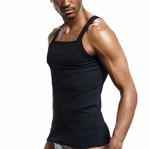 Men's Slim-Fit Square Neck-Line Tank Top - Robert Bowen Tees