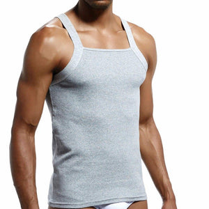 Men's Slim-Fit Square Neck-Line Tank Top - Robert Bowen Tees