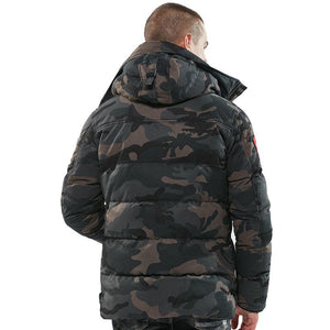 Men's Fitted Camouflage Jacket - Robert Bowen Tees