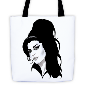 Amy Winehouse The Legend Tote Bag - Robert Bowen Tees