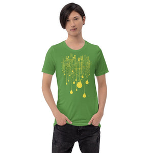 City Yellow Bulb Lights Multi-Print Short-Sleeve Unisex T-Shirt